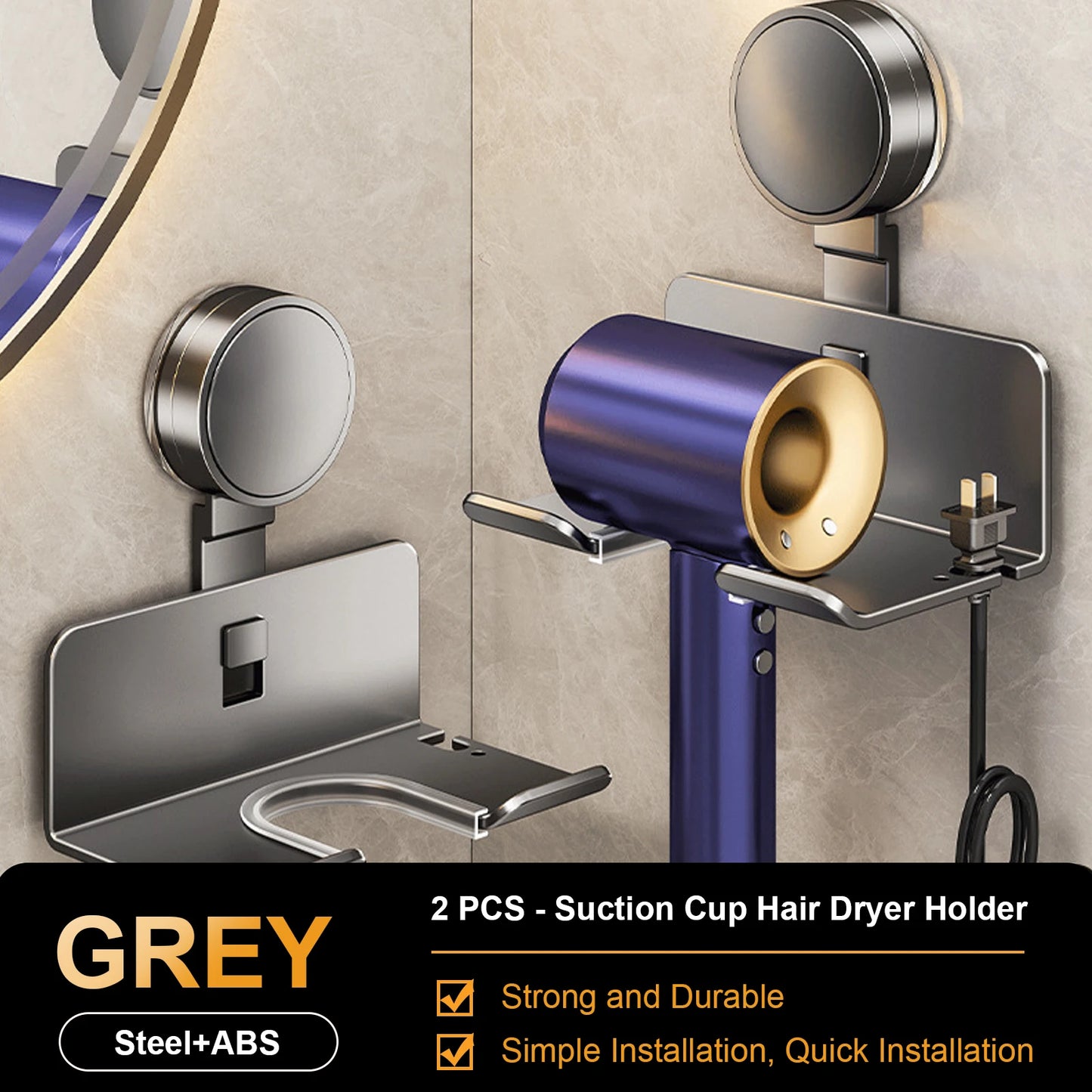 Hair dryer - Wall holder