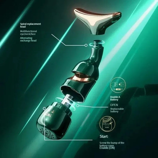 Facelift massage device