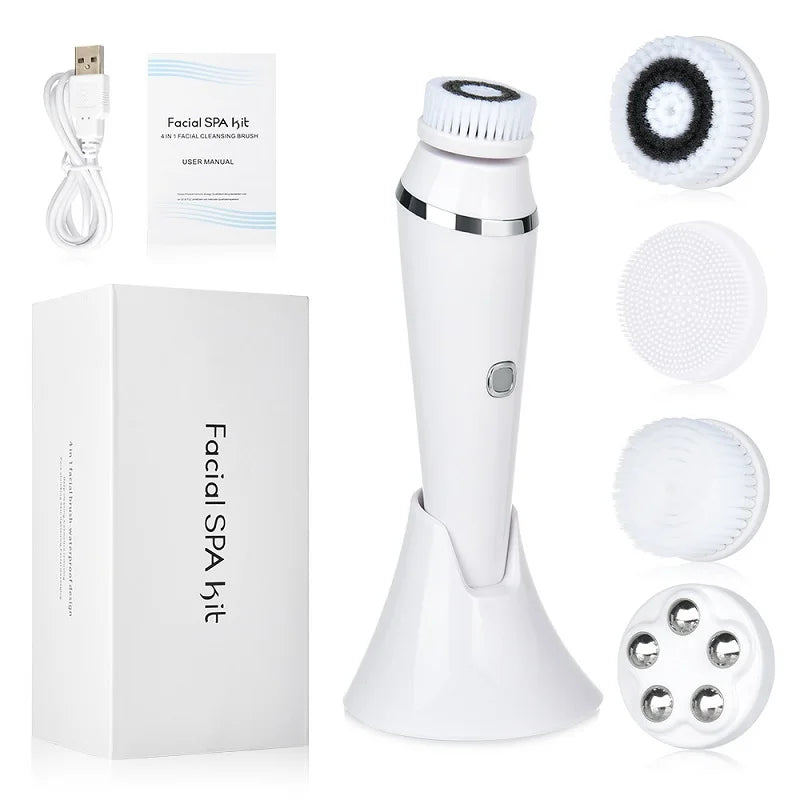 Electric Facial Cleansing Brush (Rechargeable)