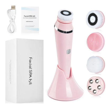 Electric Facial Cleansing Brush (Rechargeable)