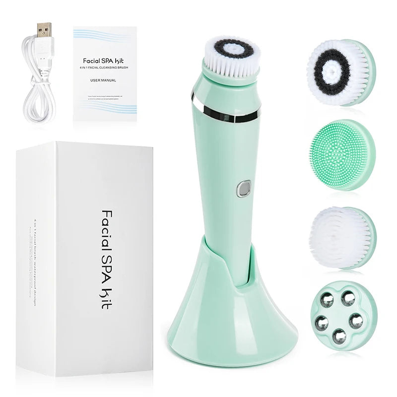 Electric Facial Cleansing Brush (Rechargeable)