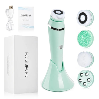 Electric Facial Cleansing Brush (Rechargeable)