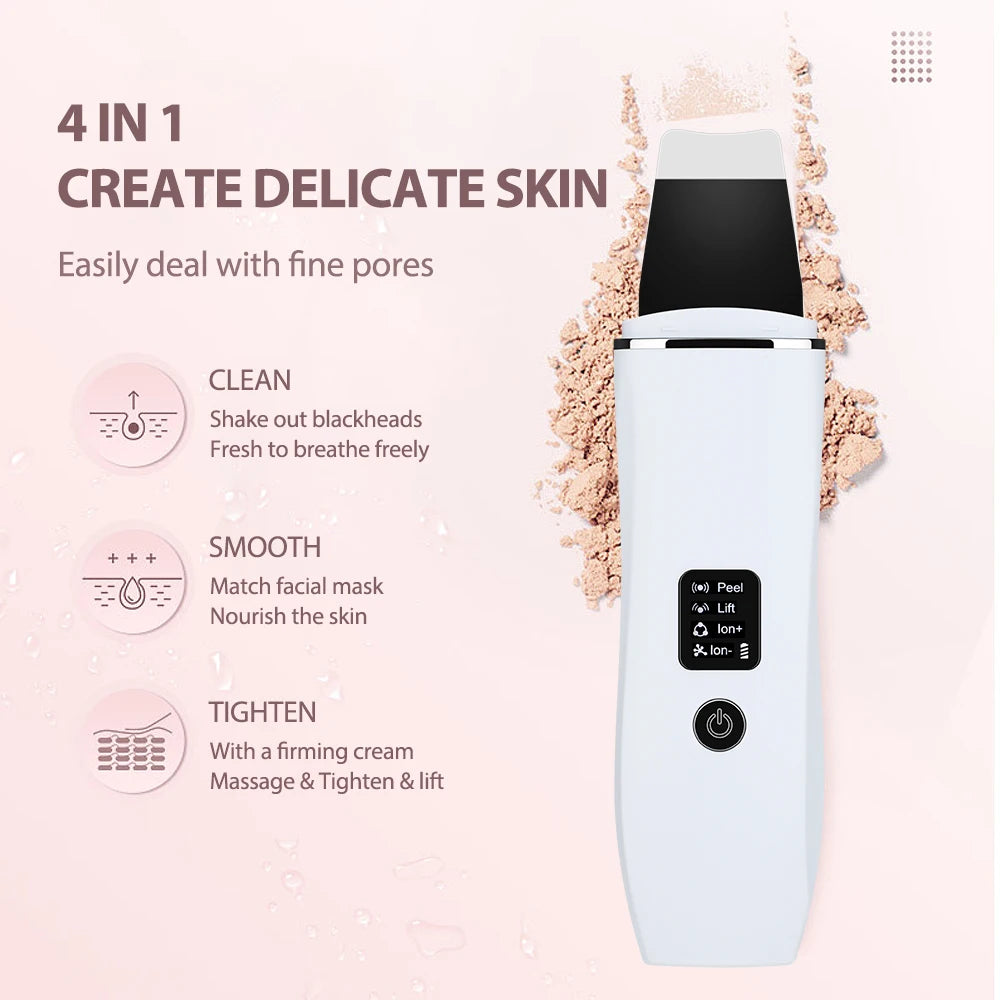 Facial skin scrubber