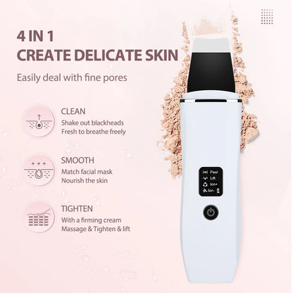 Facial skin scrubber